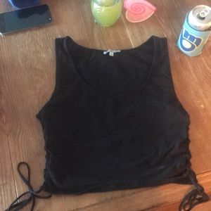 Charlotte Russe Crop top tie sides
